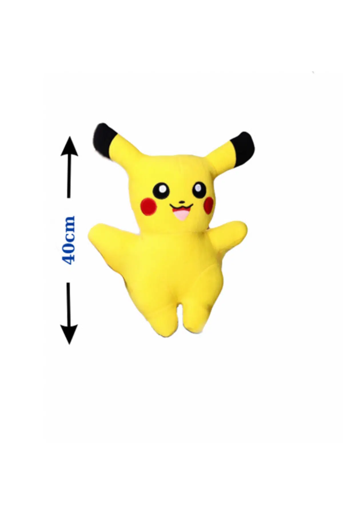 Büyük Boy Pokemon Pikachu Peluş Oyuncak Pikaçu Oyuncak 40 Cm