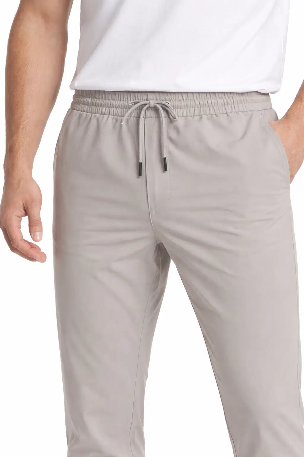 Erkek Slim Fit Likralı Rahat Kesim Lastikli Bel Bağcıklı Günlük Pantolon – Esnek, Hafif ve Konforlu