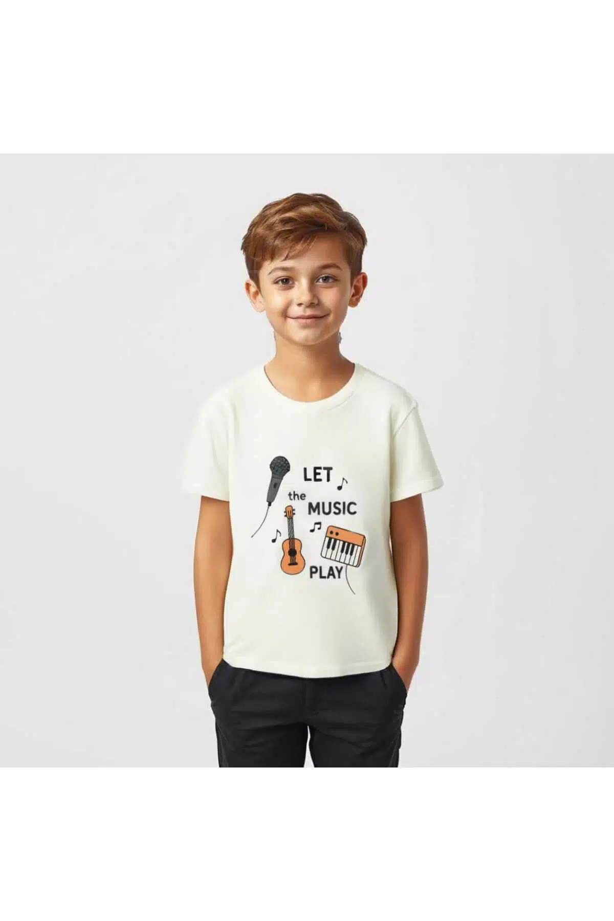 Ön Baskılı Erkek Çocuk T-Shirt
