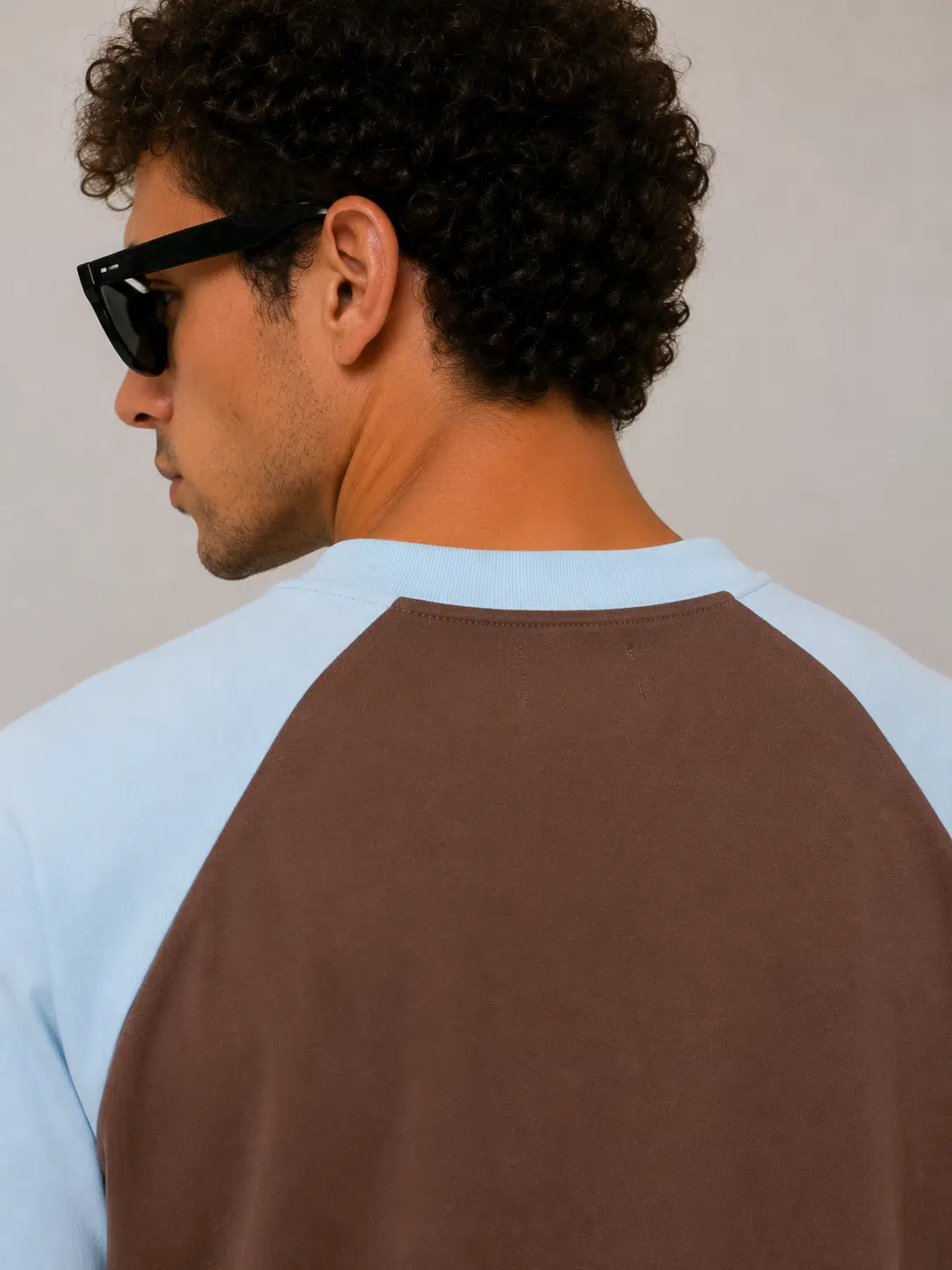 Oversize Boxy Fit Erkek T-Shirt – Kalın Pamuklu, Green Future Baskılı, Sokak Stili Premium Tişört - Kahverengi